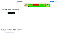 Desktop Screenshot of 1001-pc-fonts.00server.com